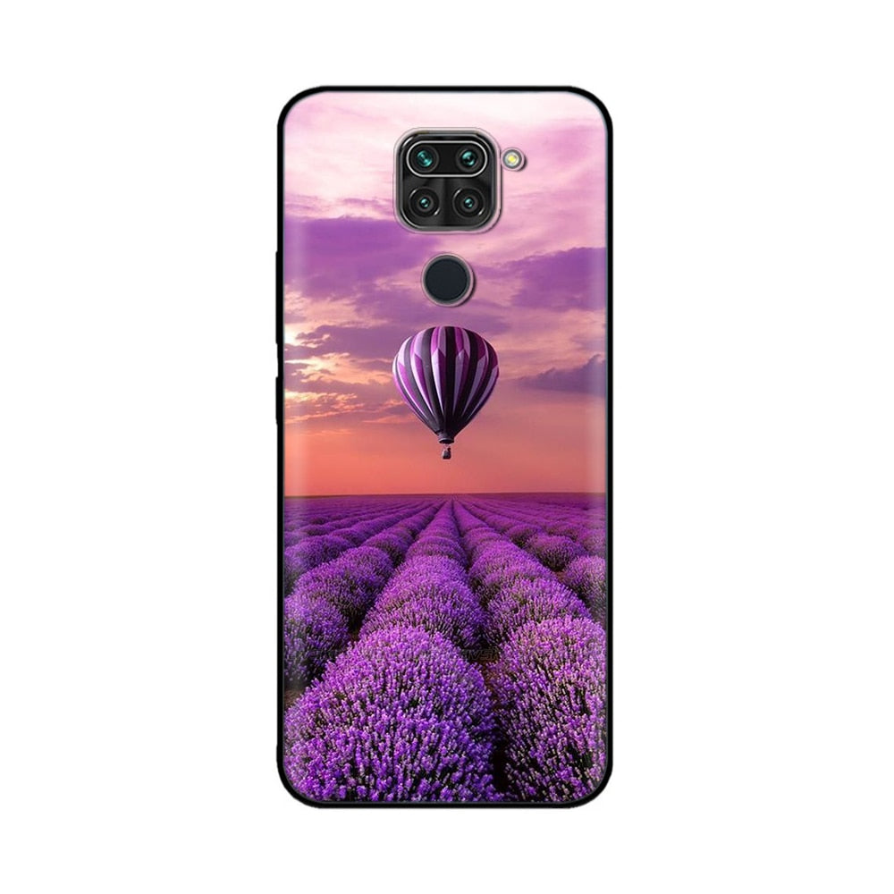 For Xiaomi Redmi Note 9 4G Case Cute Flower Painted Soft Silicone Phone Back Cover for Xiaomi Redmi Note 9 Note9 Cases Coque