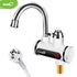 saengQ Electric Water Heater 220V Kitchen Faucet Tankless Instant Heating Water Tap Flowing Heated Mixer Digital Display