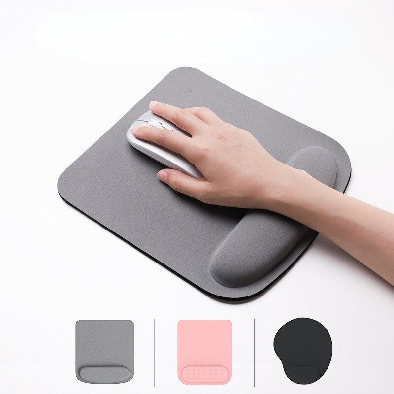 Simple Solid Color EVA Mouse Mat Anti-slip Mouse Pad School Supplies Office Accessories Desk Set Notebook Computer Mat Mouse Pad