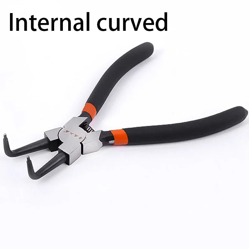 1pcs 7 inch Snap Ring Pliers Set Internal/External Circlip install uninstall Kits Snap Rings Puller Hand Circlip Plier