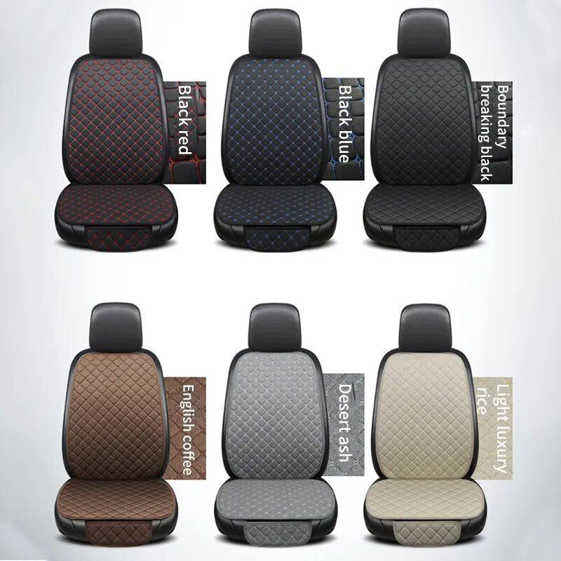 Linen Flax Car Seat Cover Protector front/rear  Seat Backrest Cushion Pad Mat Auto Front Interior Styling car covers mat protect