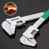 Versatile F-Type Adjustable Wrench right-angle wrench Universal Key Ratchet Torque Pipe Spanner Plumbing Repair Hand Tools