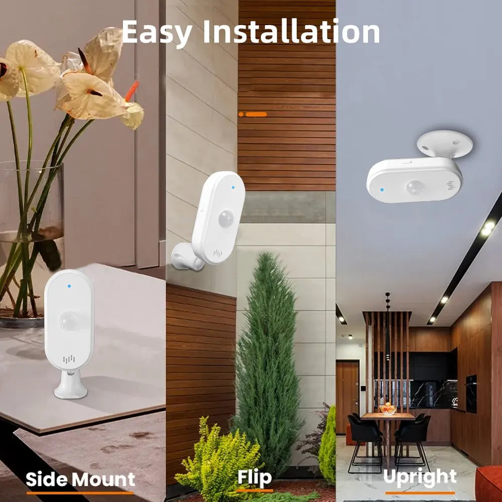 ONENUO Tuya WiFi Security Burglar Alarm Infrared Movement Human PIR Motion Sensors Detector Smart Life PIR Home Security