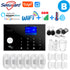 WiFi GSM Alarm System Tuya Smart Home TFT Screen RFID APP Touch Keyboard House Burglar Security Alarm Support Voice Switching