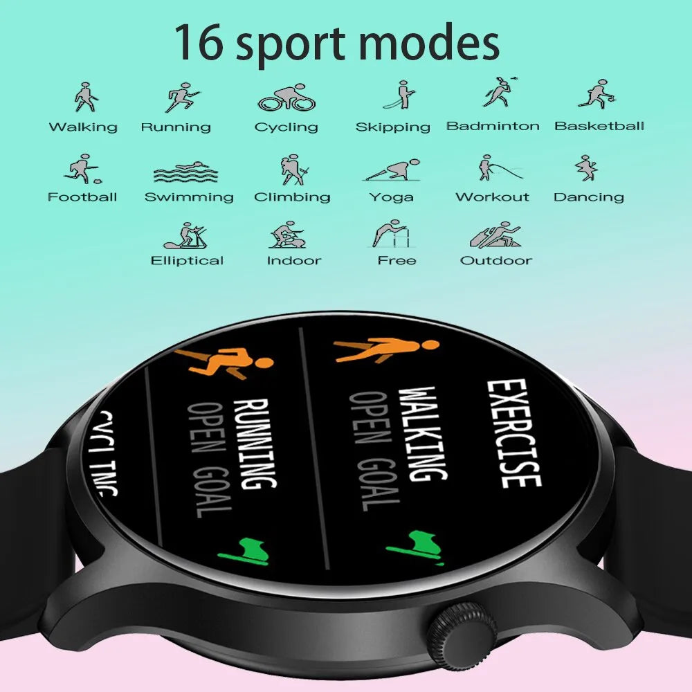 SENBONO Women Smart Watch Full Touch Screen Sports Fitness Tracker IP67 Waterproof Women Smartwatch Men for Android IOS