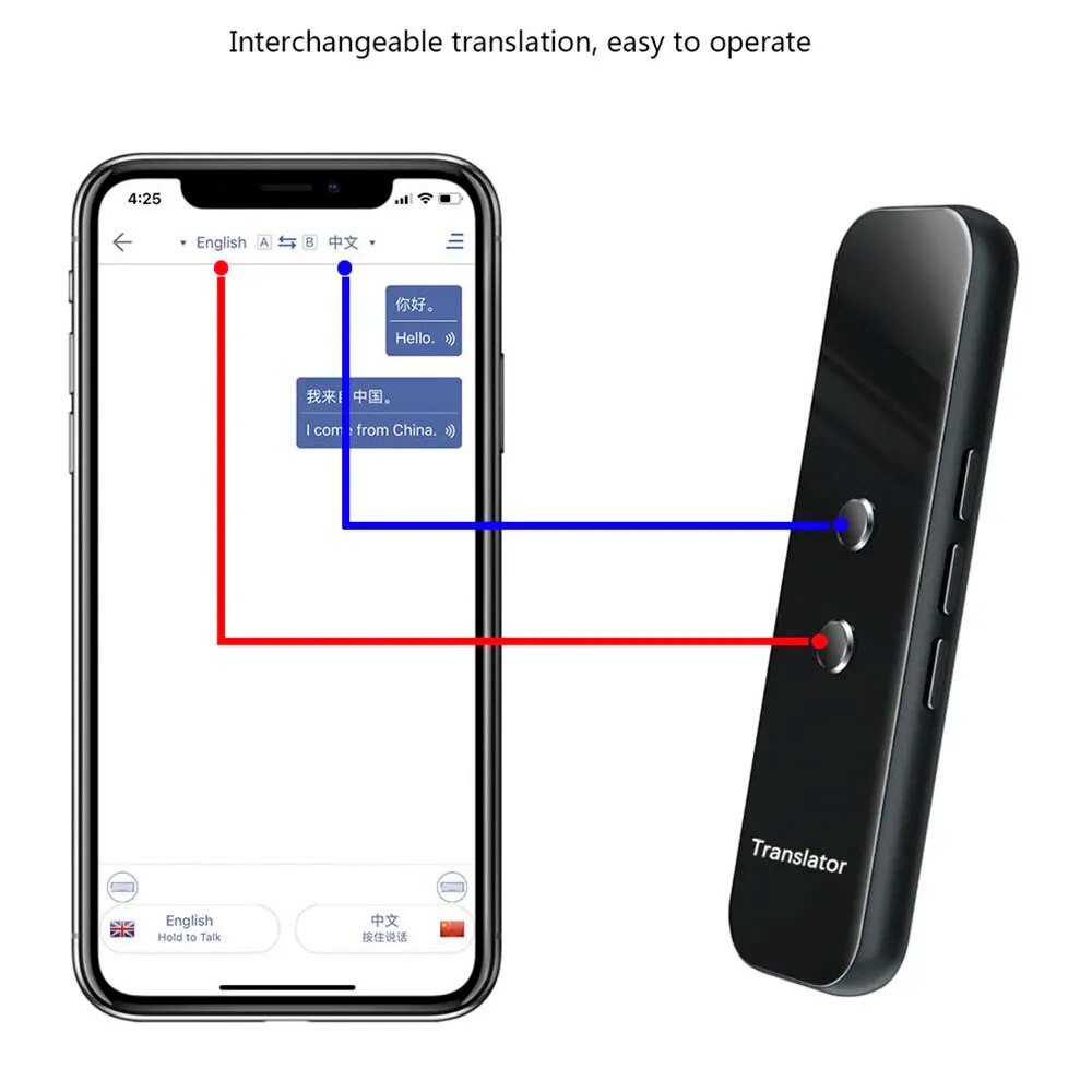 Translator Portable 137 Languages Smart Instant Voice Text APP Photograph Translaty Language Learning Travel Business Pen