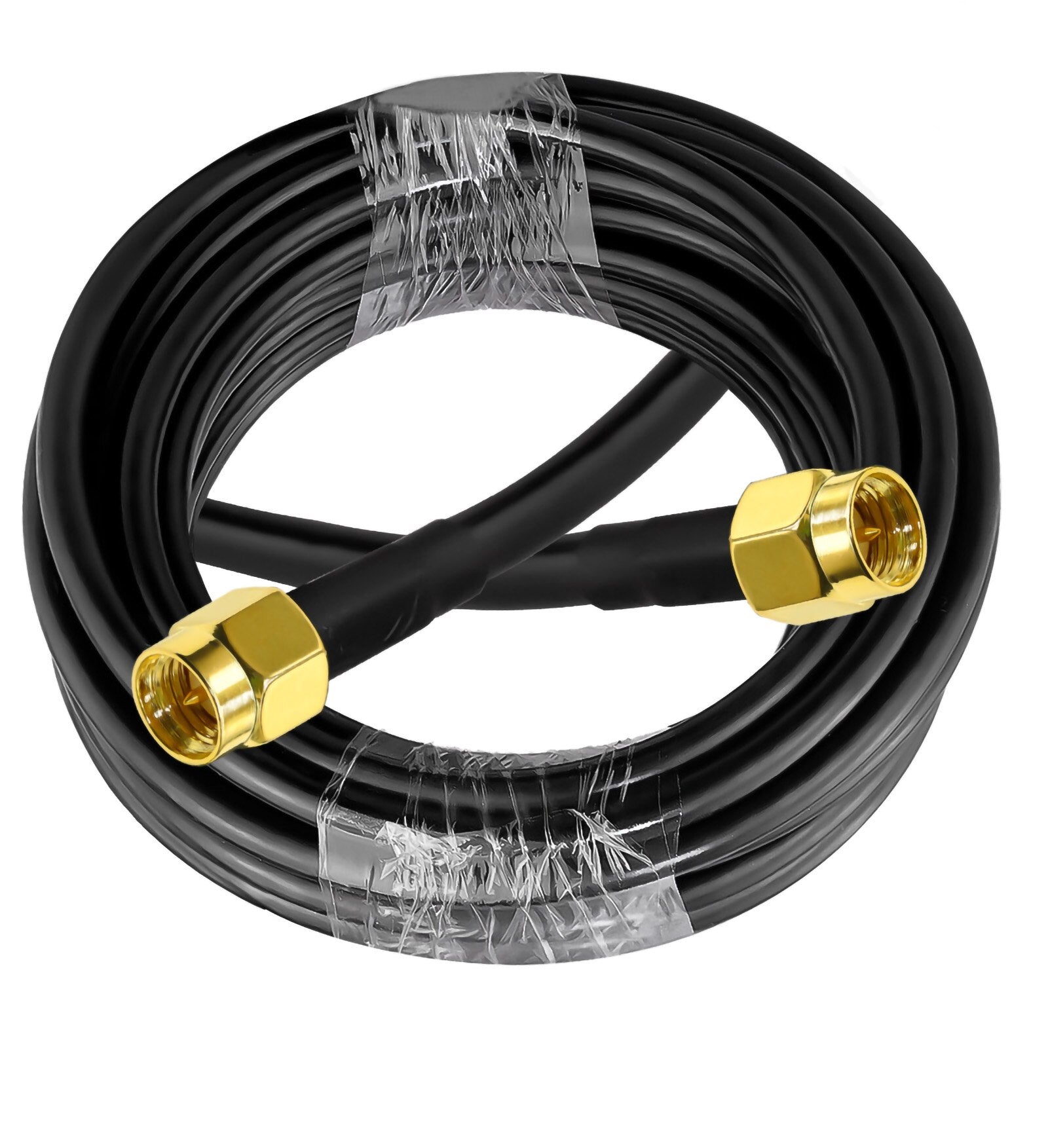 SMA Male to SMA Male Cable RG58 Low Loss Wifi Antenna Extension Cable SMA Male Connector  Plug Pigtail Cable 30CM  50CM 1M 5M