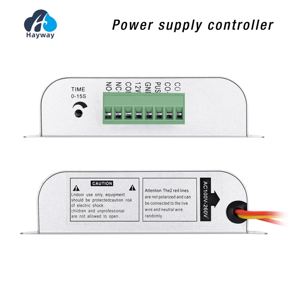 Hayway 110-240VAC to 12VDC 5A Access Control Power Supply Controller Switch For Door Access Control System Video Intercom System