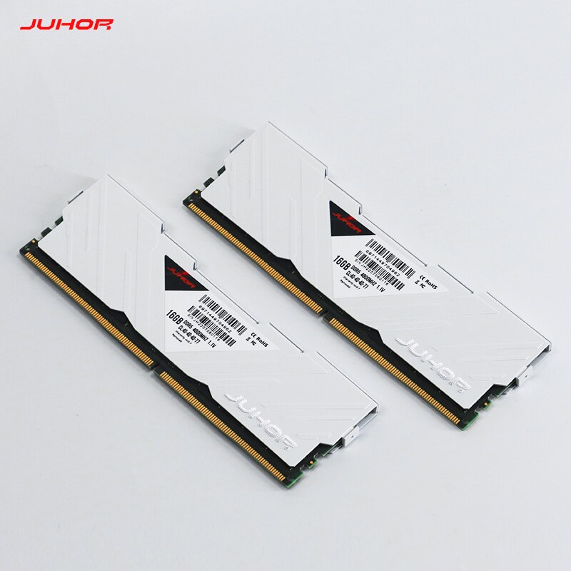 JUHOR Memoria ram DDR5 8GB 16GB 32GB 4800MHz  5600MHz 6000MHz 6400MHz 6800MH8GBX2 16GBX2 DIMM Desktop Computer Gaming Memory Ram