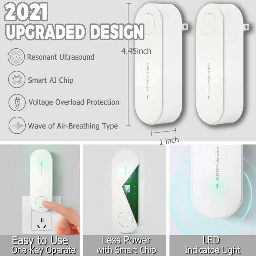 2022 New Xiaomi Mosquito Killer Lamp Rodent Killer Indoor Cockroach Killer Ultrasonic Insect Repellent Electronic Mosquito Repel