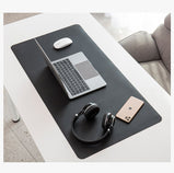 Large Size Office Desk Protector Mat PU Leather Waterproof Mouse Pad Desktop Keyboard Desk Pad Gaming Mousepad PC Accessories