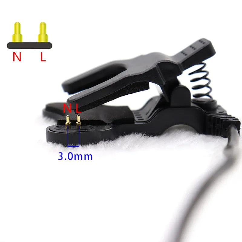 for Smart Watch Charger Universal USB Charging Cable 3 pin 3/4/7mm Clip for Smart Bracelet Charger Wire 2/3 pins for TW6