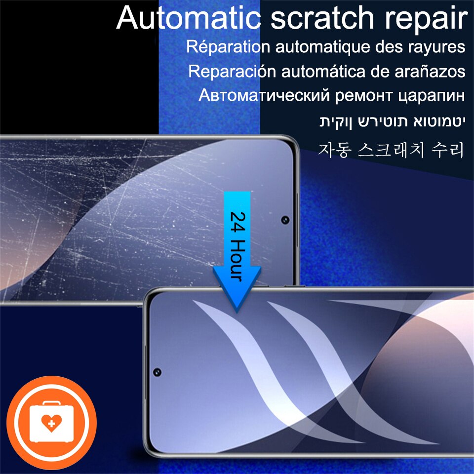 2-4pcs Hydrogel Screen Protector For Samsung S22 S23 Ultra S21 S20 Fe A52 A23 A53 A32 A12 Full Film Galaxy S9 S10 Plus Non Glass