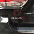 1Pcs 3D 4 X 4 Chrome Logo 3d Decal Emblem Logo Sticker Liberty Nameplate Badge for Ford Jeep Grand Cherokee Wrangler Compass