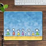 Van Gogh Almond Blossom Mouse Pad Non-Slip Office Tables Desk Mat Oil Painting Style Mouse Carpet Rubber Base Desktop Pad