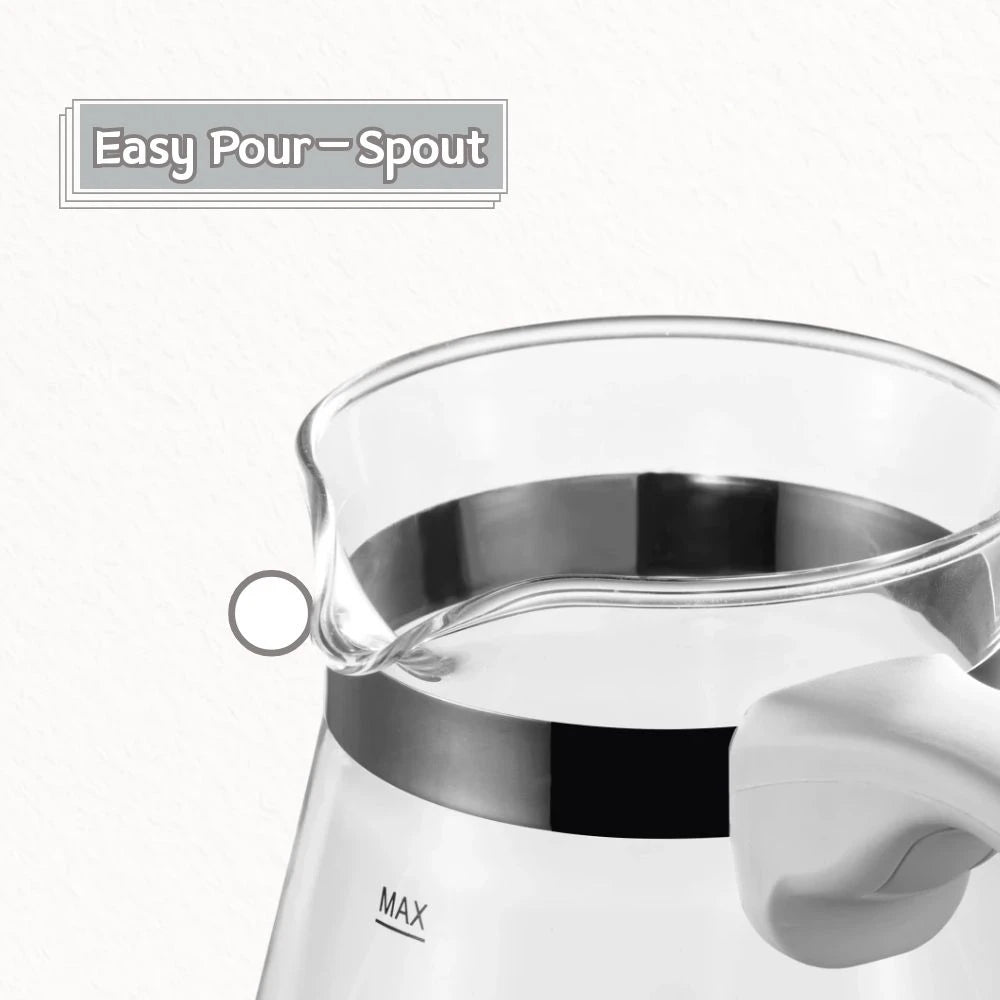 600ml Turkish Glass Coffee Maker Pot Machine Portable Electrical Tea Coffee Espresso Pot Boiled Milk Coffee Kettle Cezve Ibrik