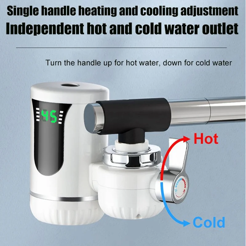 Hot Water Tap Instant Tankless Electric Hot Water Heater Faucet Kitchen Instant Heating Tap Water Heater Bathroom Accessories