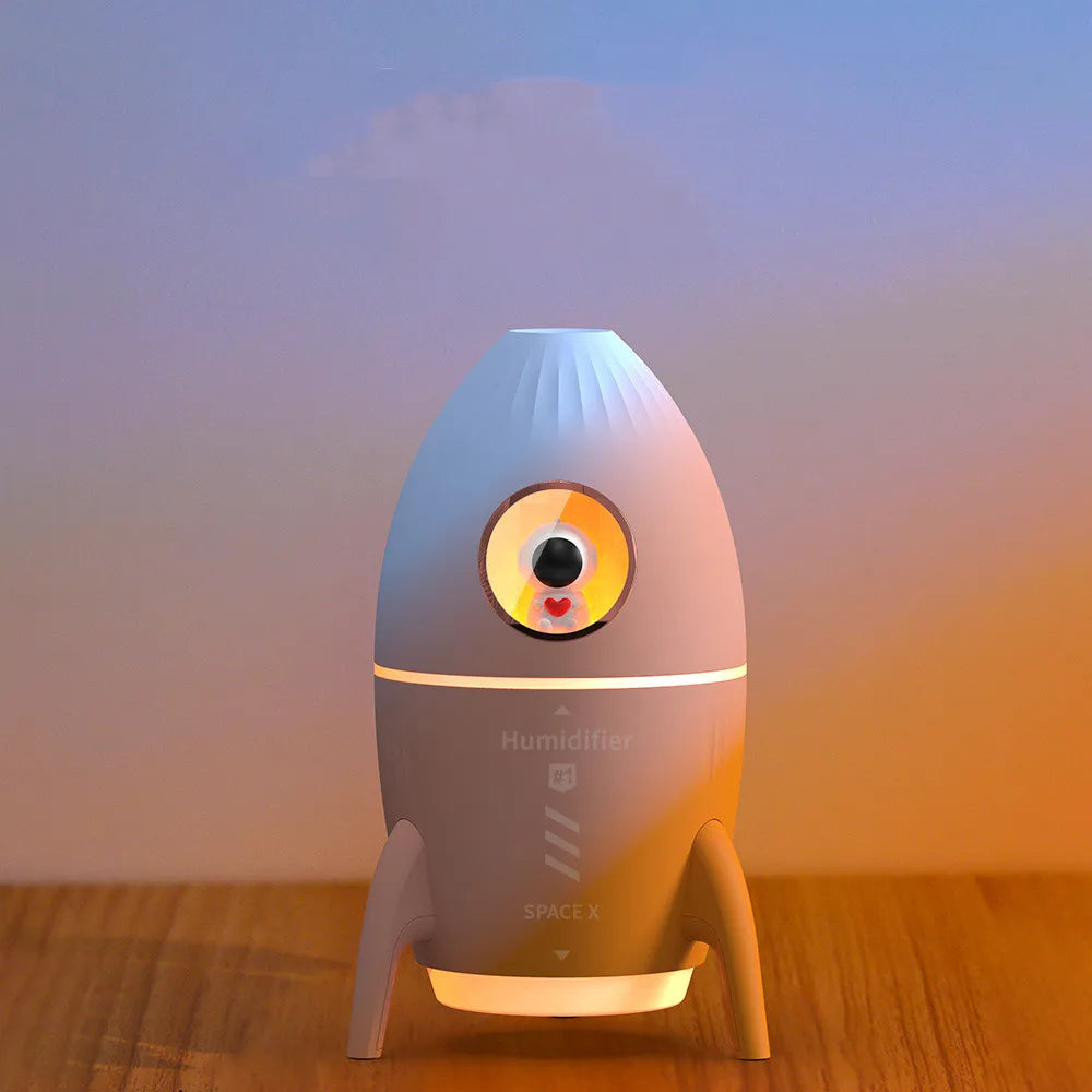 2023 Rocket Jellyfish Air Humidifier Kid Gift Creative Modeling Cool Mist Essential Oils Diffuser Fragrance Diffuser Humidifiers