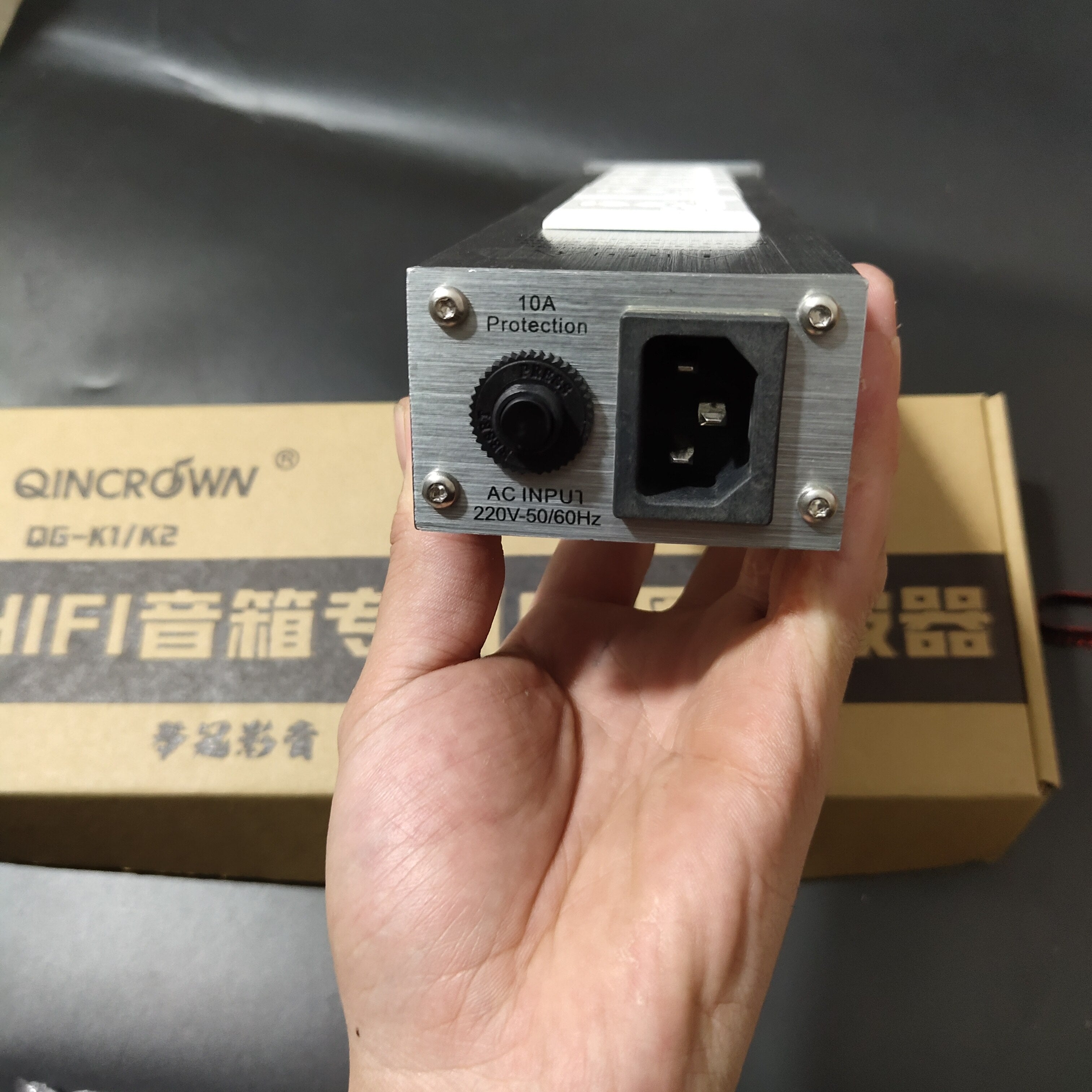 Audiophile Audio Noise AC Power Filter Universal socket Power Conditioner Power Purifier Surge Protection with Power cord