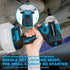 Cordless Electric Screwdriver Speed Brushless Impact Wrench Drill Driver LED Light For 18V Makita Battery (no battery)