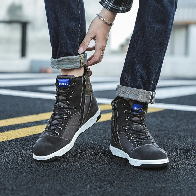 Motorcycle Shoes New Men's Motorcycle Shoes Off road Racing Boots Motorcycle Equipment Knight Boots motorcycle boots  오토바이 부츠