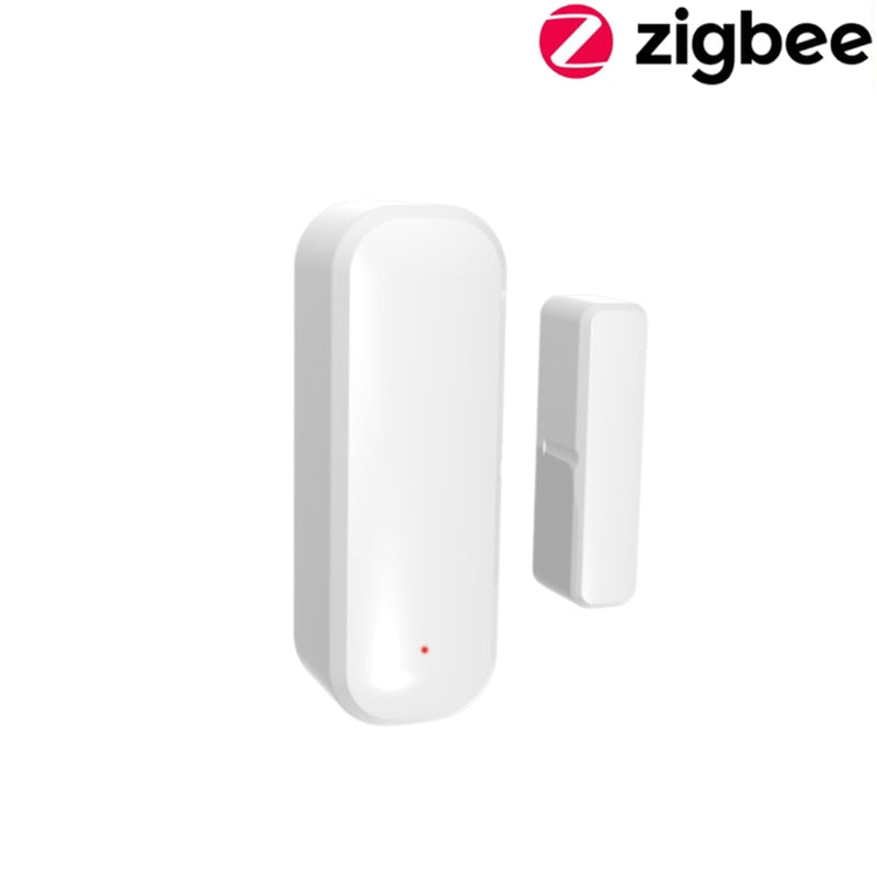 IHSENO ZigBee Door Window Sensor Detector Tuya Smart Life App Home Security Protection Alarm System For Alexa Google Assistant