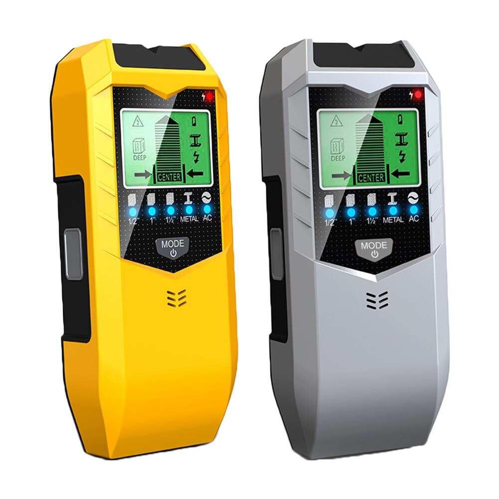 Handheld Depth Metal Detector Precise Positioning Portable Home Wood Pipe Stud Finder Wall Scanner Sensor for Wire Detect Metal