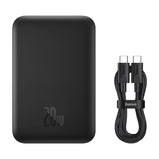 Baseus 20W Magnetic Wireless Charging 6000mAh Power Bank, 14.7mm Non-slip Silicone Casing, Fast Charging For iPhone 8-14 Series