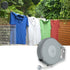 12/15m Retractable Clothesline Invisible Clothes Drying Rack Rope Outdoor Dryer Organiser for Home Indoor Wall Hanger Supplies