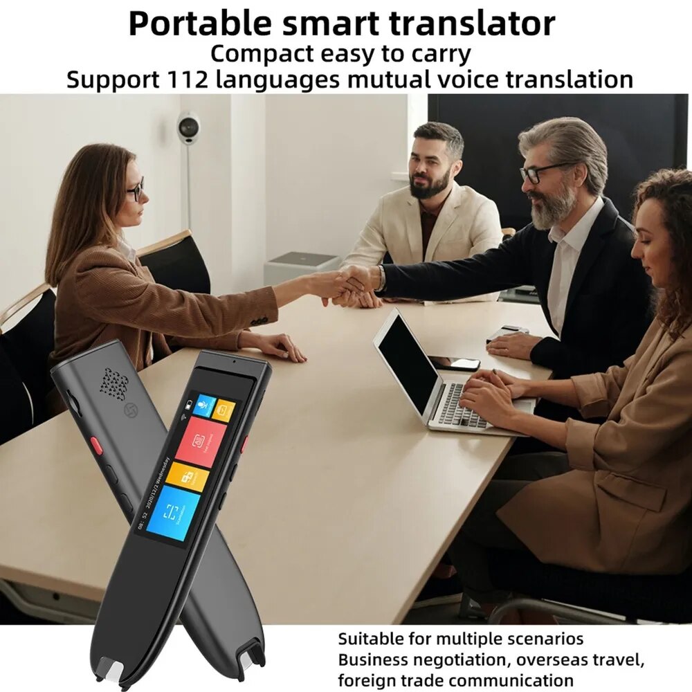 Montions Portable Smart 112 Language Translator Pen Multifunction Offline Translation Real Time Language Translator Reading Pen