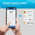 NiiMbot D11 Label Maker Machine Portable Wireless Bluetooth Thermal Label Printer Multiple Templates Available for Office Home
