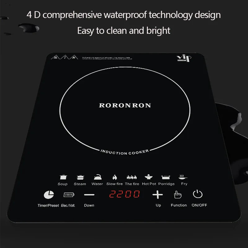 110V Induction Cooktop Small Multifunction Cooking Hotpot Home Hot Plate Kitchen Appliances Fogão De Indução Cocina Electrica