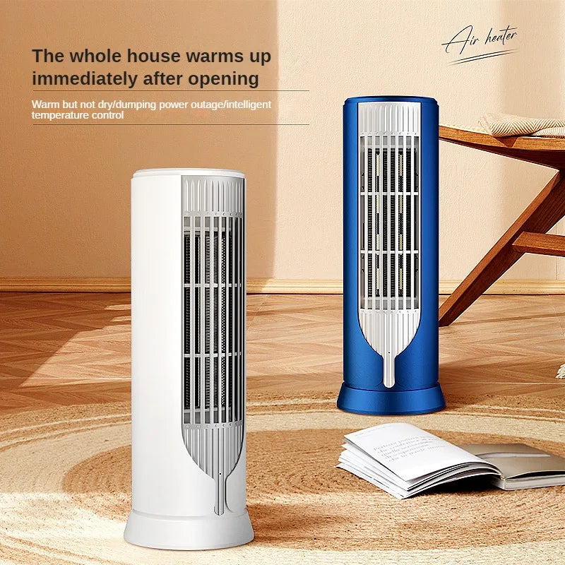Desktop Electric Heater PTC Heating Stove Fan Space Heater Desktop Warming Fan Air Blower Home Room Warmer Machine Winter