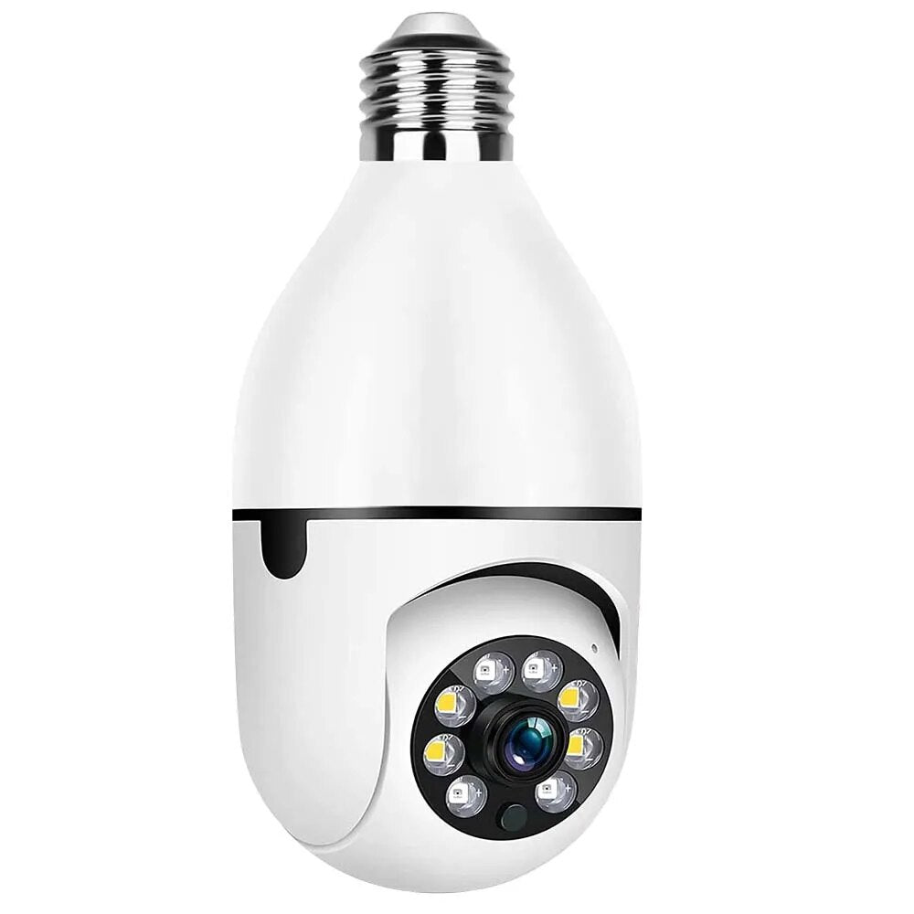 E27 WiFi Bulb Camera 1080P Baby Pet Monitor Indoor Full Color Night Auto Tracking Video Surveillance Security Cameras Floodlight