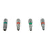 4Pcs 25mm T6-T40 Magnetic Torx Screwdriver Bits Set Electric Screwdriver Head T6/T8/T9/T10/T15/T20/T25/T27/T30/T35/T40 Hand Tool