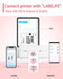 118mm Phomemo PM-241 Shipping Label Printer Bluetooth Wireless Thermal Label Printer Compatible with iPhone Android Mac Windows