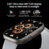 COLMI P68 Smartwatch 2.04'' AMOLED Screen 100 Sports Modes 7 Day Battery Life Support Always On Display Smart Watch Men Women