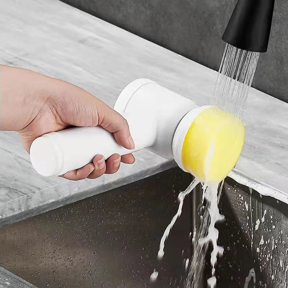 Wireless Electric Cleaning Brush USB Housework Kitchen Dishwashing Brush Bathtub Tile Professional Cleaning Brush Labor Saving