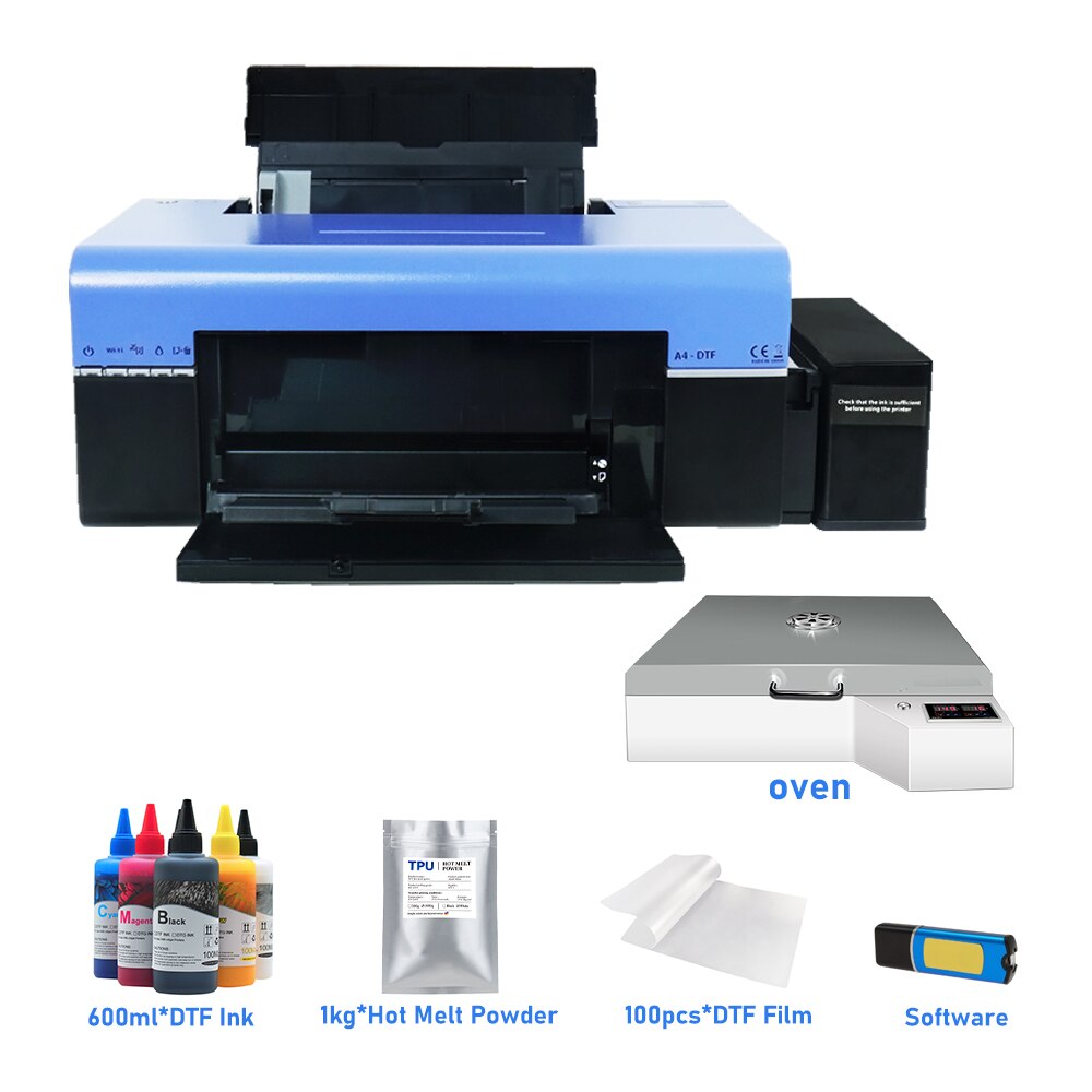 A4 DTF Printer L805 T Shirt Printer Directly to Film DTF Transfer Printer Garment Printing Machine Inkjet Subimation Impresora