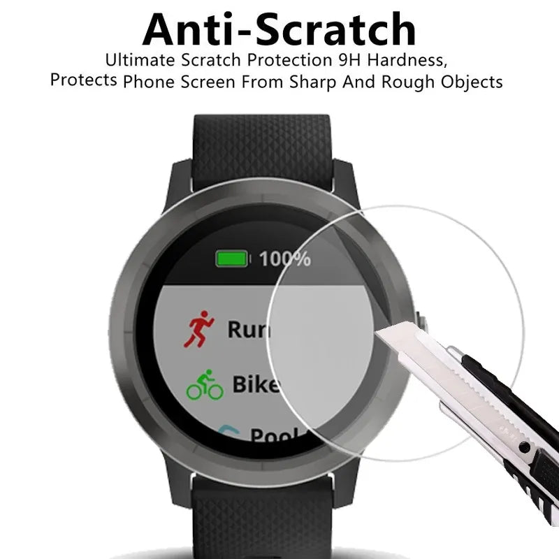 Tempered Glass on Garmin Vivoactive 3 Screen Protector for Garmin Vivoactive 3 Glass Protector Film Foil