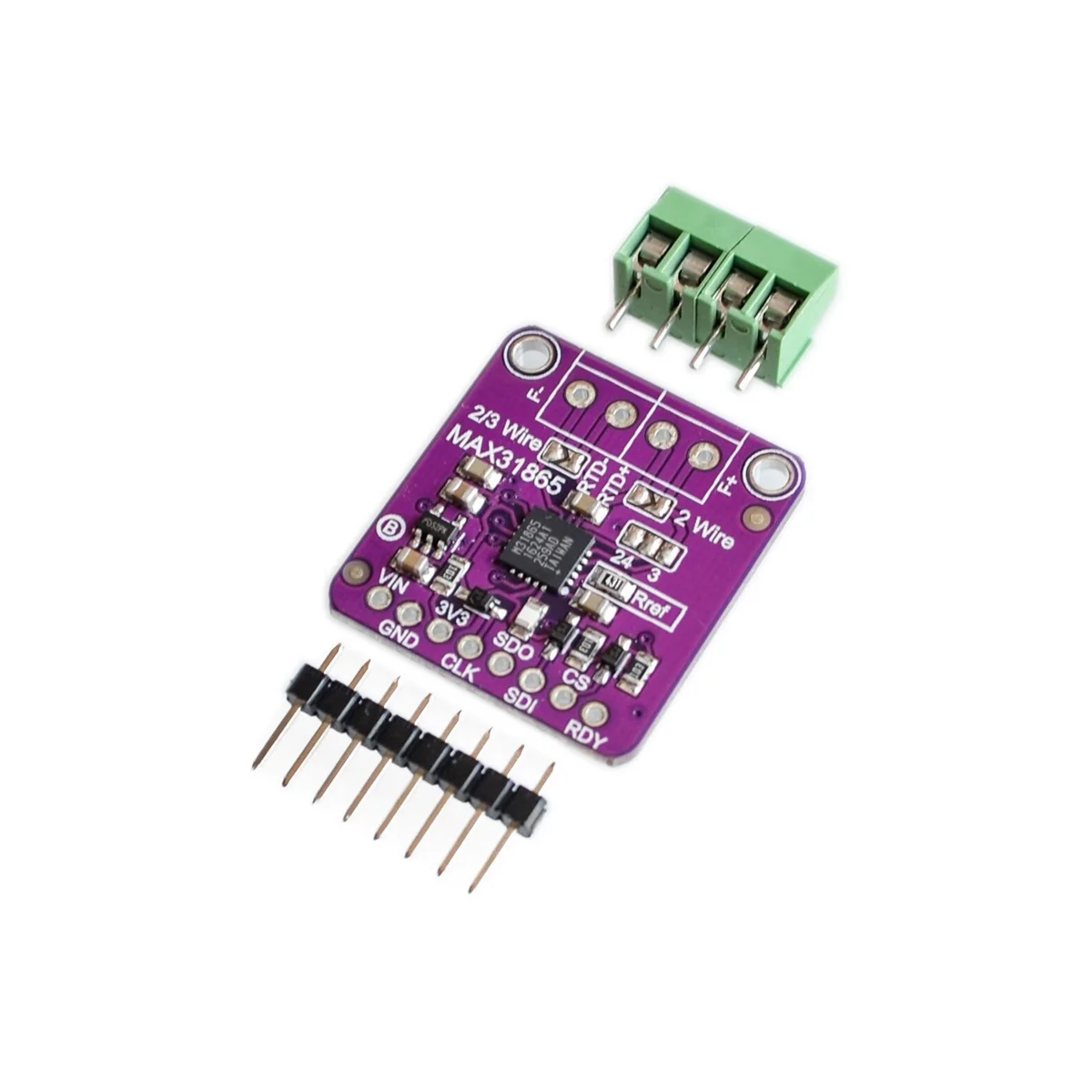 MAX31865 PT100/PT1000 RTD-To-Digital Converter Board Temperature Thermocouple Sensor Amplifier Module 3.3V/5V