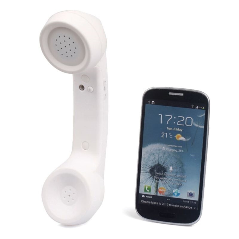 Universal Bluetooth-compatible Retro Wireless Telephone Handset External Microphone Speaker Phone Call Receiver For IOS/Android