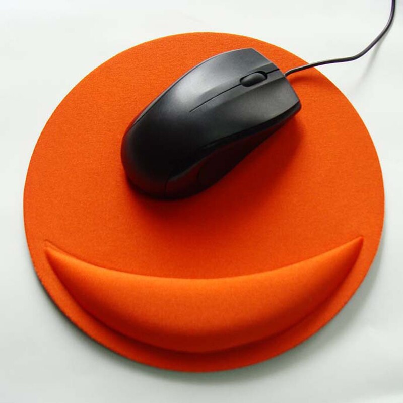 Non-slip Mouse Pad EVA Wristband Mat Ergonomic Mouse Wrist Pad Round Mice Pad Desk Pad For Game Computer PC Laptop Comfortable