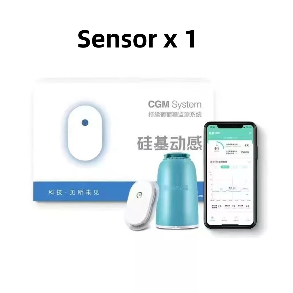 Sibionics Blood Glucose Meter 24h Real Time Monitoring Tester Diabetes Suger Sensor Health Monitors For Home Scanner Finger-Free