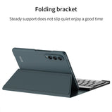 Magnetic Wireless Bluetooth Stand Leather Case For Samsung Galaxy Z Fold 3 4 Case keyboard protector With Pen Slot For Fold4 3