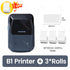 NiiMbot B1 Label Sticker Tag Price Printer with Paper Roll Waterproof Anti-Oil Tear-Resistant Price Tag Scratch-Resistant Papers