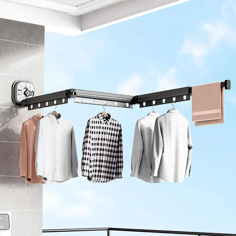 1/2/3 Styles Folding Drying Rack, Clothes Drying Rack, Wall-mounted Collapsible Drying Rack, Space Saver Clothes dryer