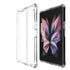 Shockproof Silicone Case for Samsung Galaxy Z Fold 4 3 Front Back Clear Cover for Galaxy Z Fold4 5G Bumper Shell Protective Case