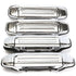 4pcs Car Mofaner Chrome Door Handle Replacement For Mitsubishi PAJERO 1992 1993 1994 1995 1996 1997 Car Accessories Door Handle