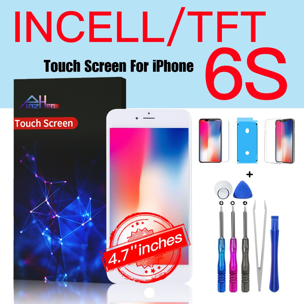 PINZHNEG Original High Quality INCELL LCD OEM For iPhone 6 Display 6S 7 8 PLUS SE 2020 Replacement Screen 10 Years Warranty